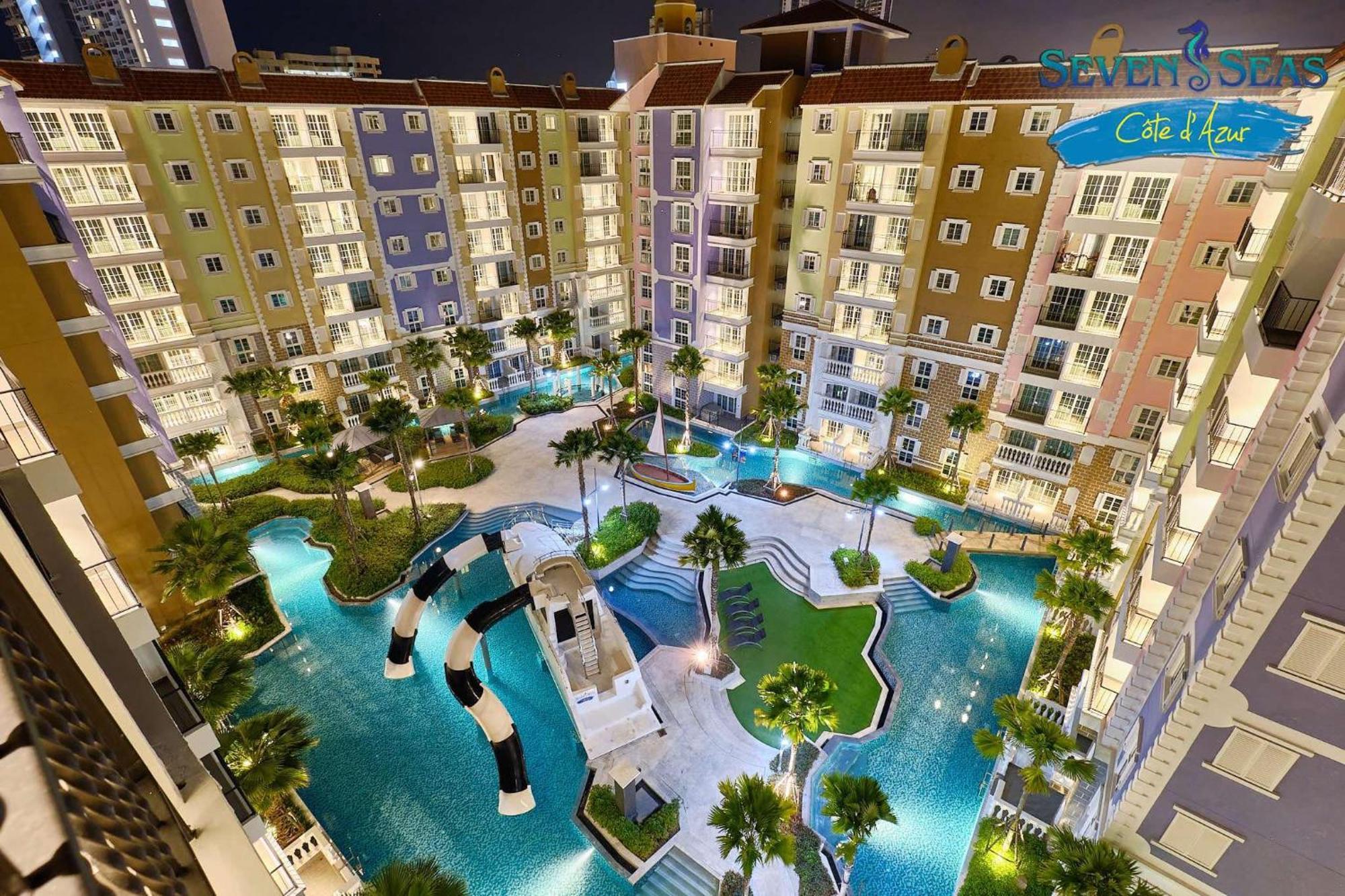 Отель Seven Seas Cote De Azur На Джомтьен Экстерьер фото